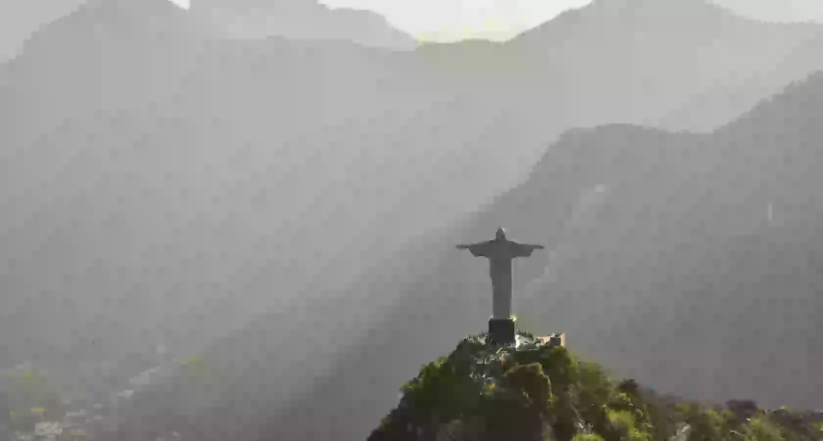 in photo: Jesus Christ statue in Rio de Janeiro 