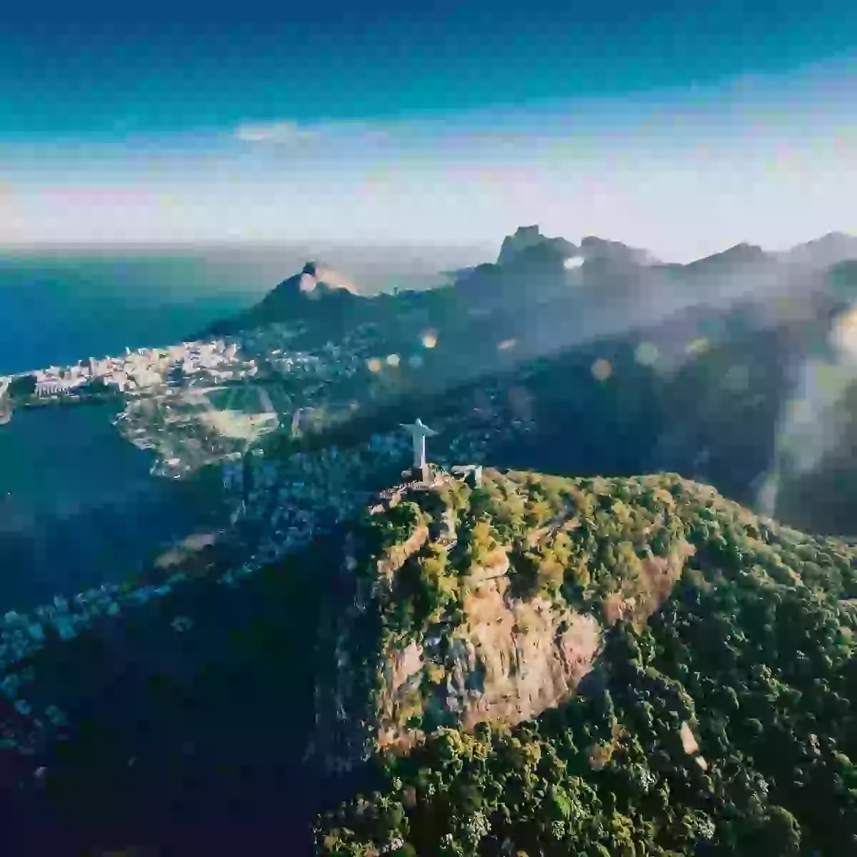 in photo: Jesus Christ statue in Rio de Janeiro 