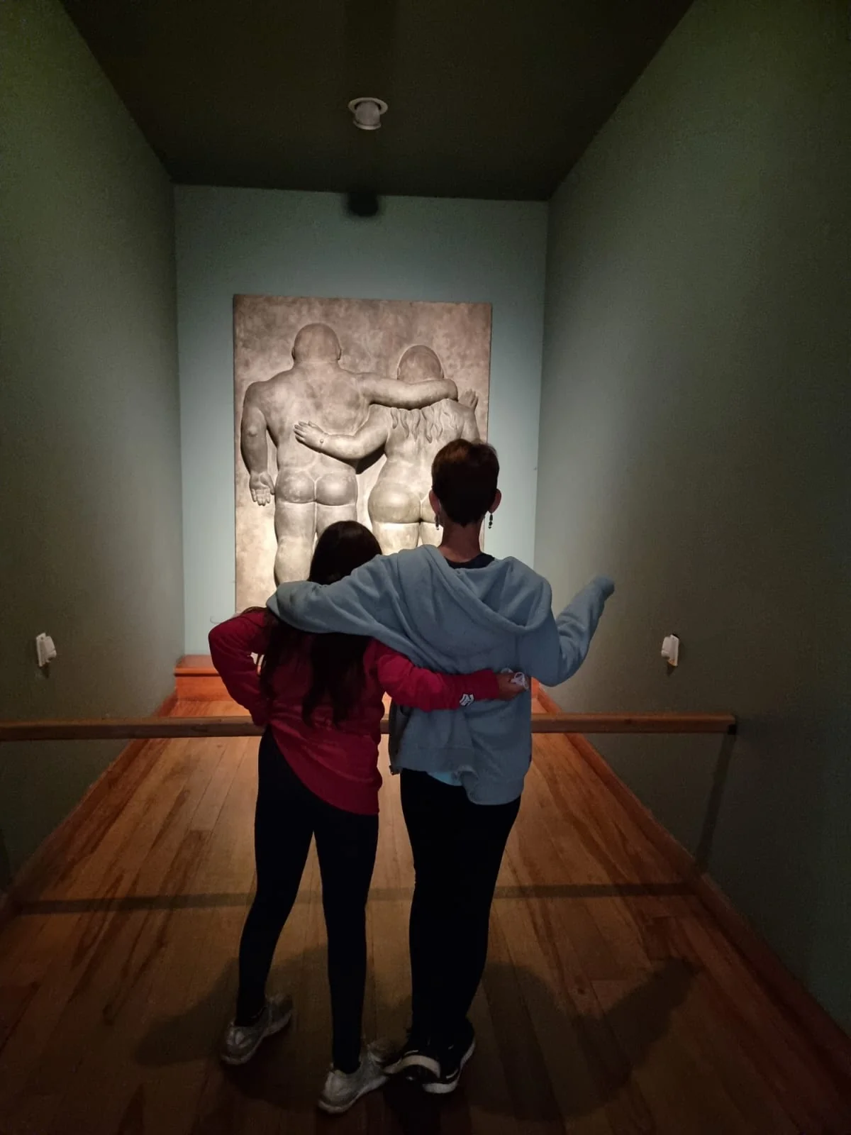 Famous Botero sculptures in Bogota museum, Colombia