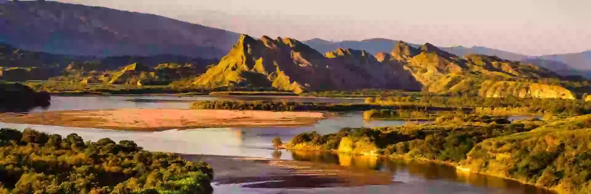 in the photo; Magdalena River and San Agustin in Colombia 