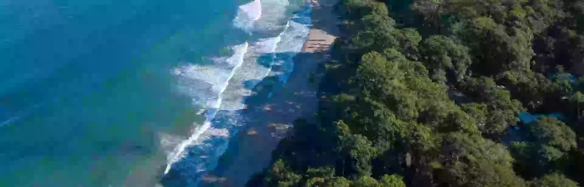 In the photo: Lemon Beach in Costa Rica on the Caribbean Sea