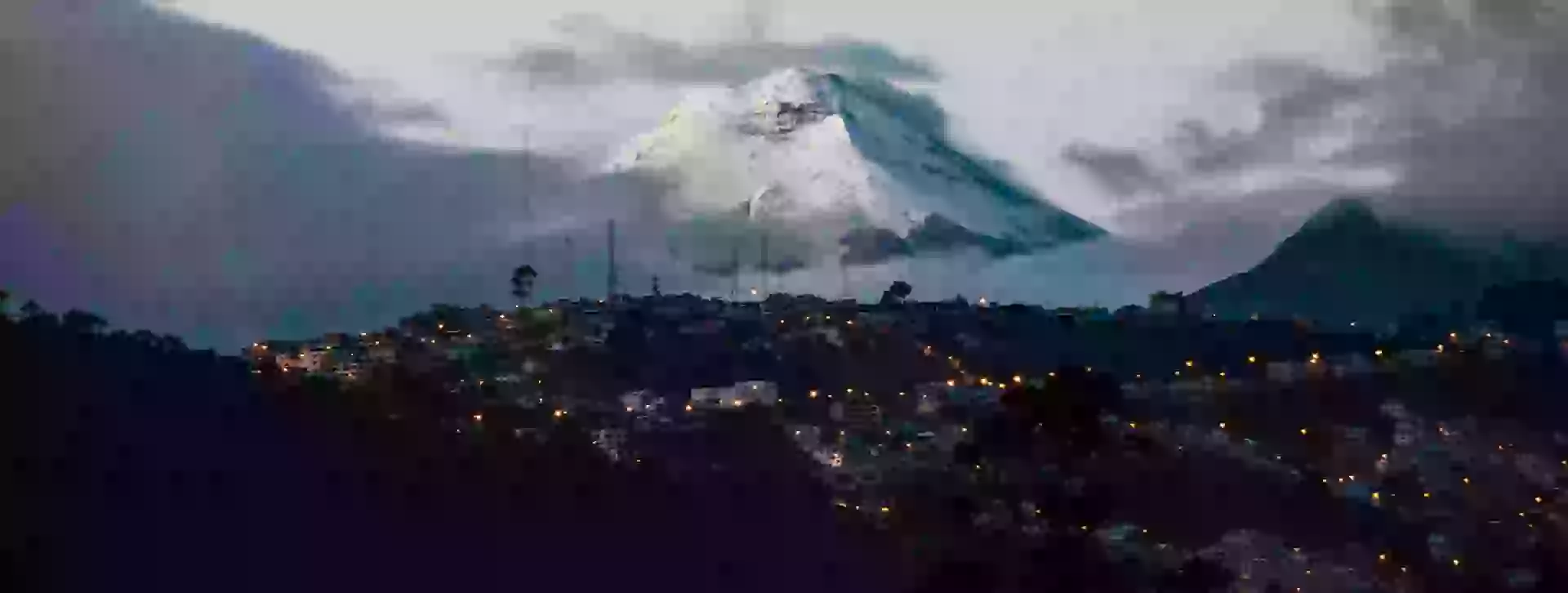 in the photo: Cotopaxi volcano in Quito, Ecuador's capital 