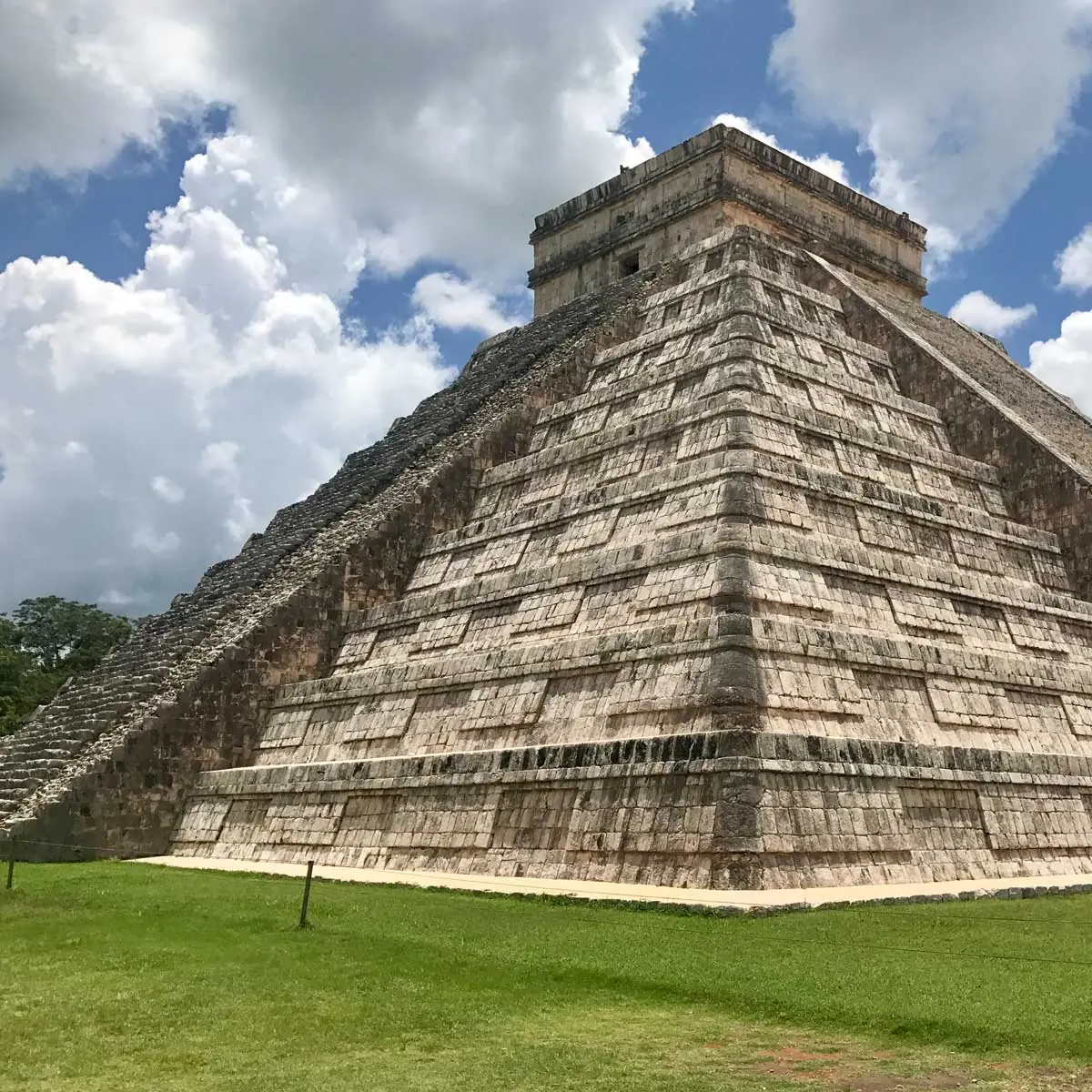 In the photo: the pyramid in Teotihuacan, Mexico