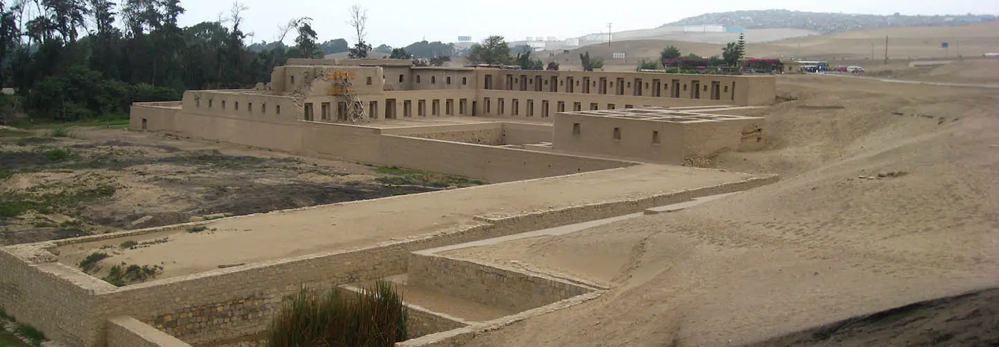 in the photo: Pachacamac Temple, Peru 