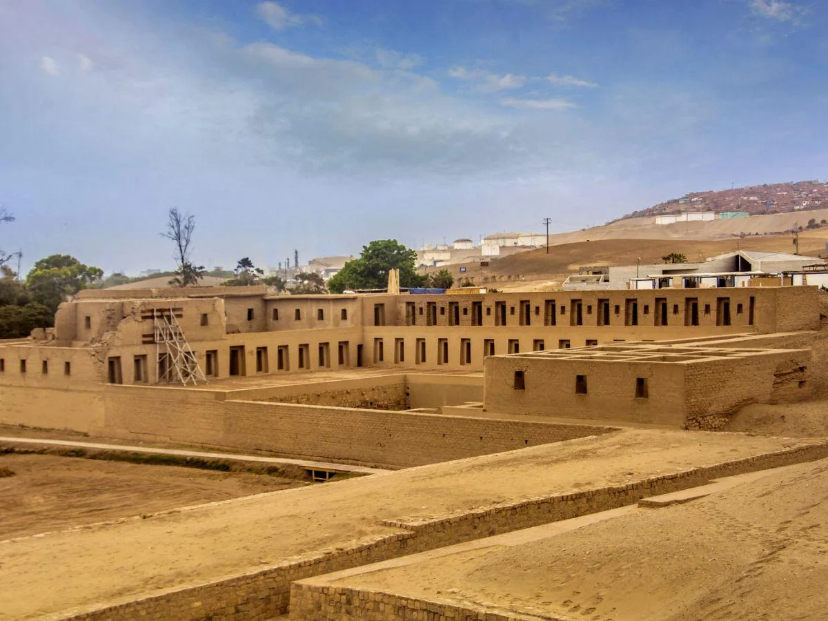 in the photo: Pachacamac Temple, Peru 