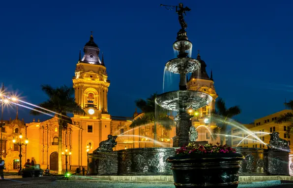 Plaza Mayor (Main Square), Lima, Peru - colonial architecture