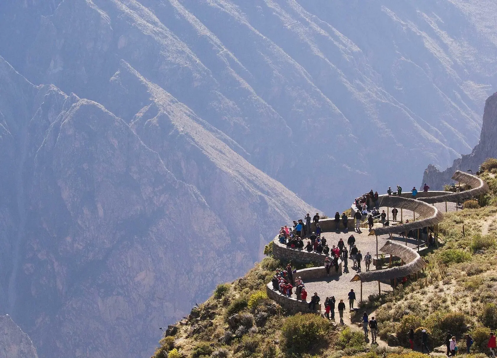 in the photo: Colca canyon, Peru