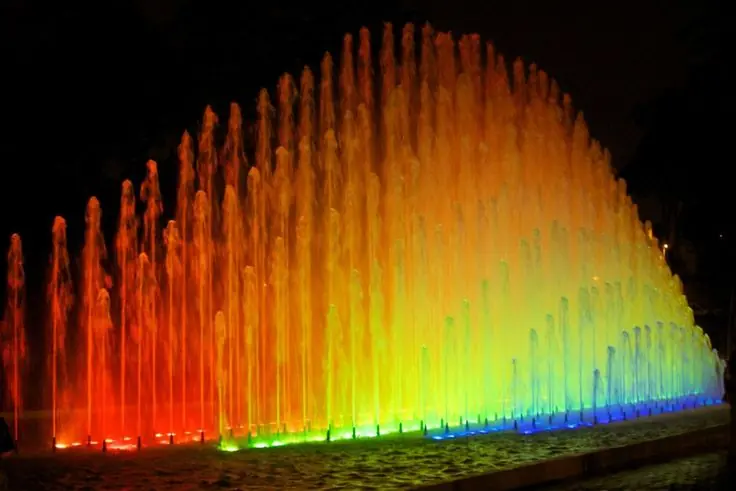 in the photo: magic Water tour in Lima, Peru