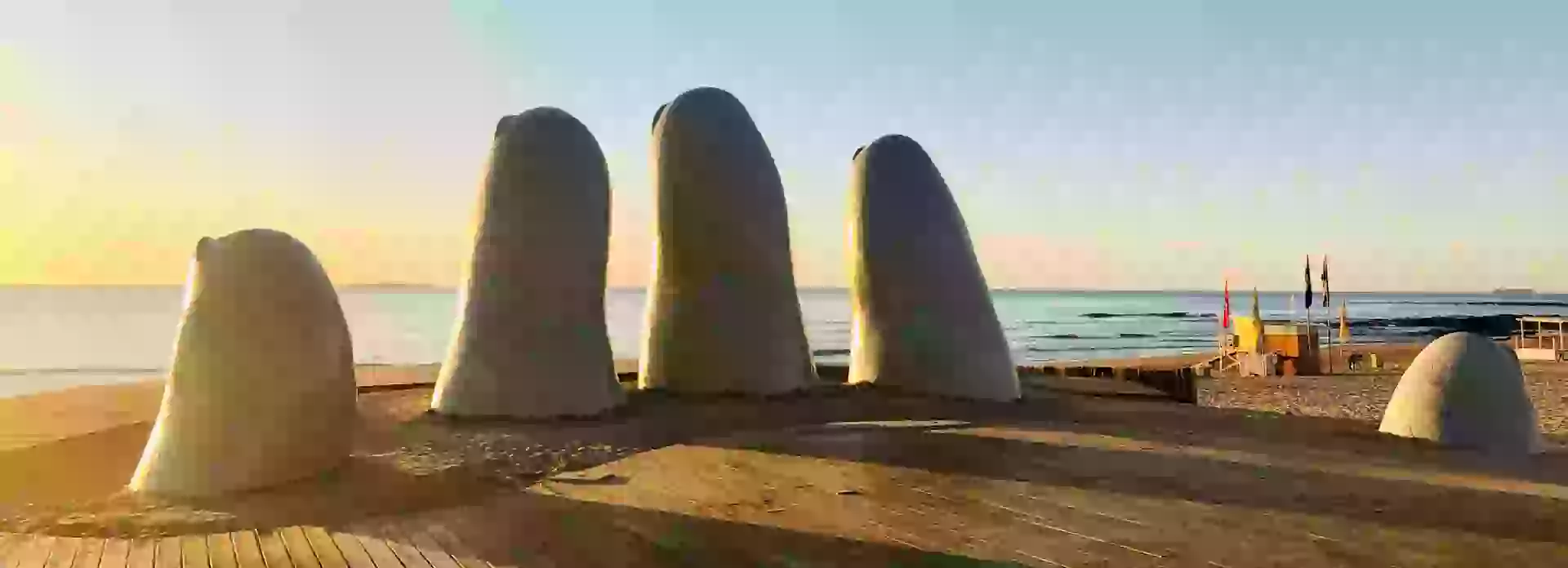 In the photo: the city of Punta del Este, Uruguay