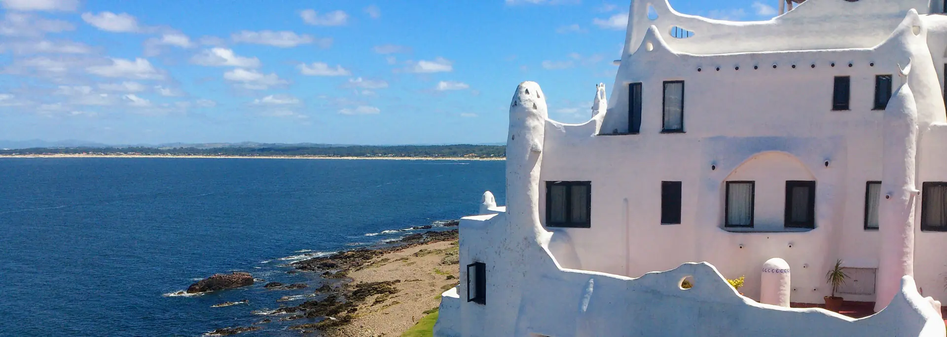 In the photo: the resort of Punta del Este in Uruguay