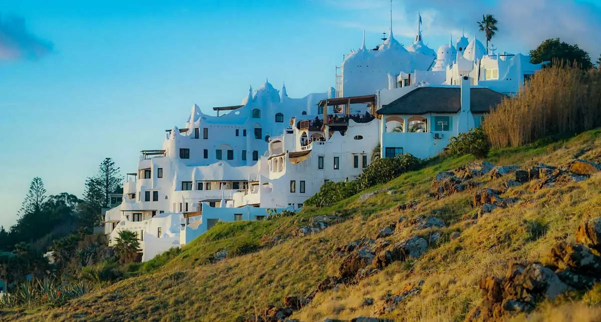 White casitas on Mansa Beach in Punta del Este, resort charm of Uruguay