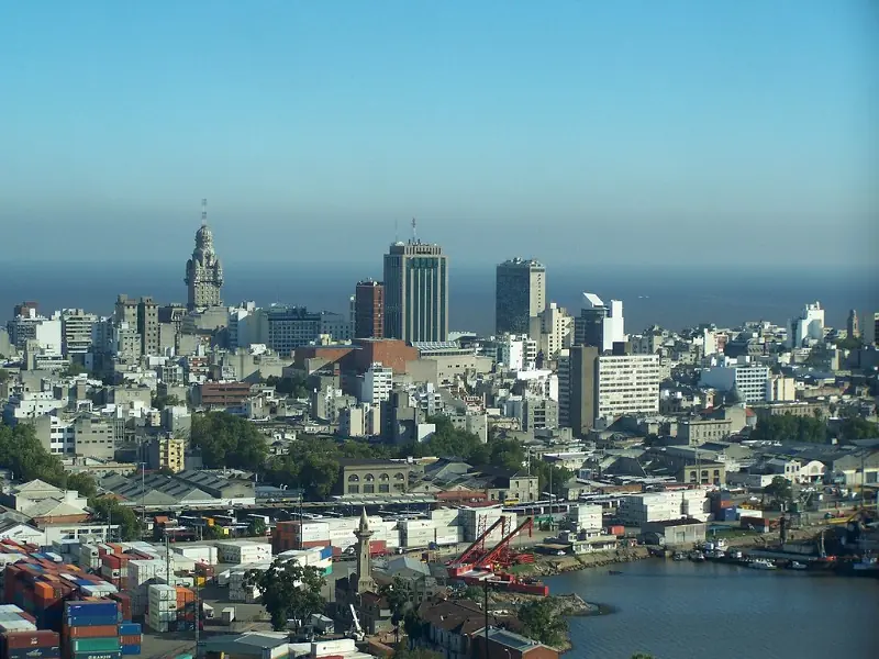 in the photo: Montevideo, the capital of Uruguay 
