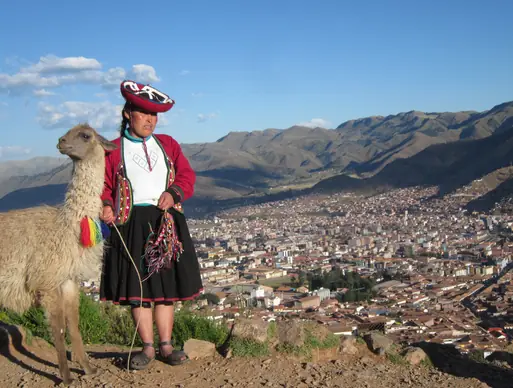 in the photo: Peruvian girl, Peru