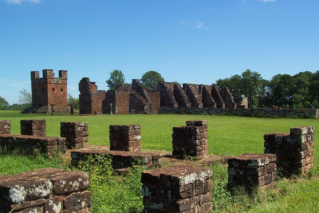In the photo: Ruins of Encarnación & Trinidad in Paraguay