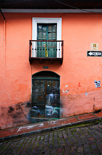In the photo: on the streets of Ecuador