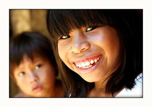 In the photo: Local residents of Paraguay