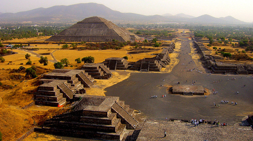 In the photo: temple complex in Teotihuacan, Mexico