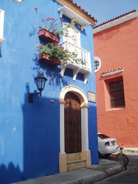 in the photo: the city of Cartagena in Colombia 