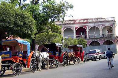 In the photo: the city of Granada in Nicaragua