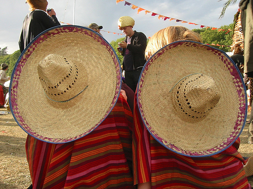 In the photo: Mexican Mariachi singers