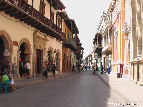 in the photo: the city of Cartagena in Colombia 