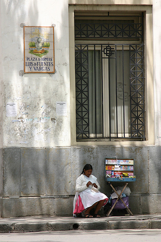 in photo: La Paz, the capital of Bolivia