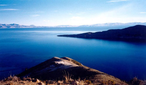 In the photo: Lake Titicaca in Peru
