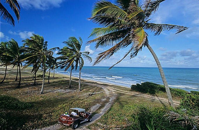 in photo:  Sea resort of Natal in Brazil 
