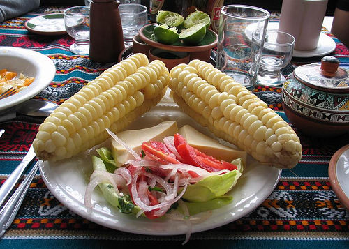 In the photo: Peruvian cuisine