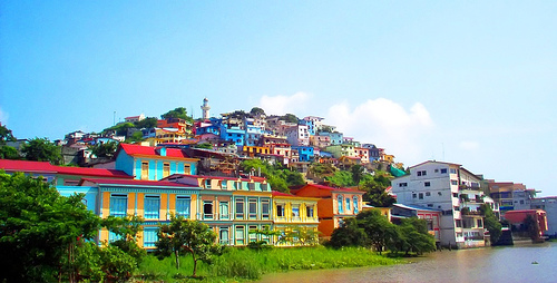 In the photo: the city of Guayaquil in Ecuador