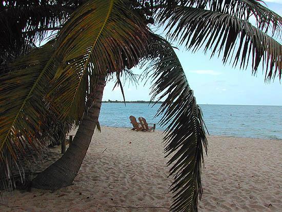 in photo: Resort and city of Placencia in Belize