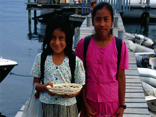 in photo: Resort and city of Placencia in Belize