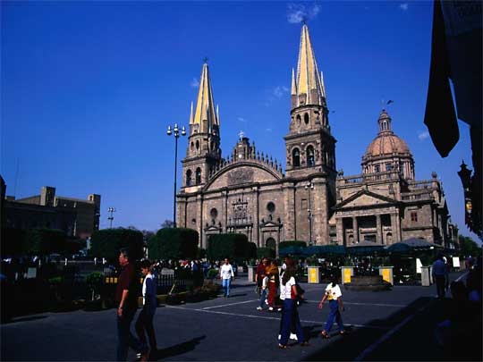 In the photo: the city of Guadalajara in Mexico