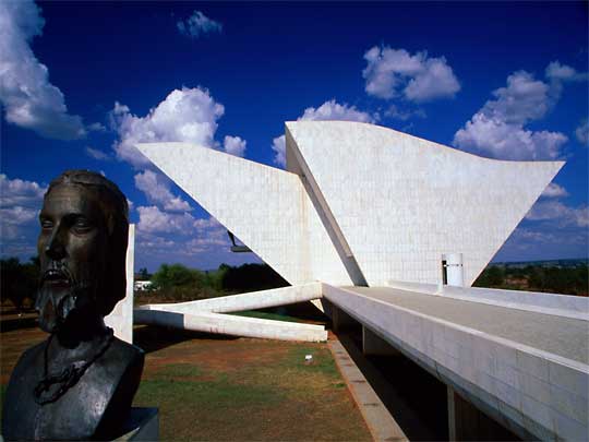in photo: the capital of Brazil, Brasilia
