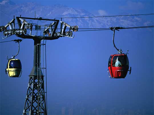 in the photo: Santiago de Chile, the capital of Chile