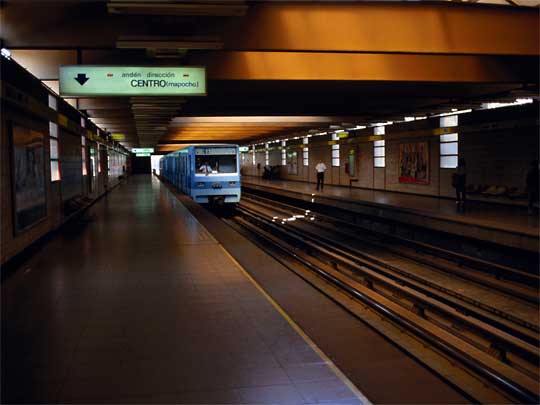 in the photo: Santiago de Chile, the capital of Chile