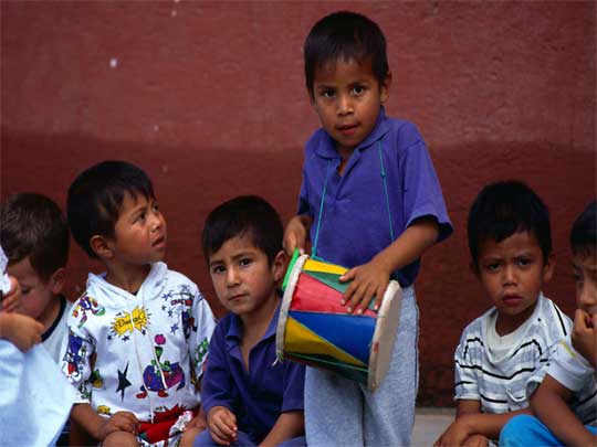 In the photo: Antigua de  Guatemala city in Guatemala