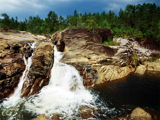 in photo: San Ignacio city in Belize 