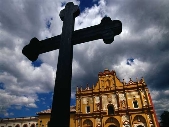 In the photo: San Cristobal de Las Casas in Mexico