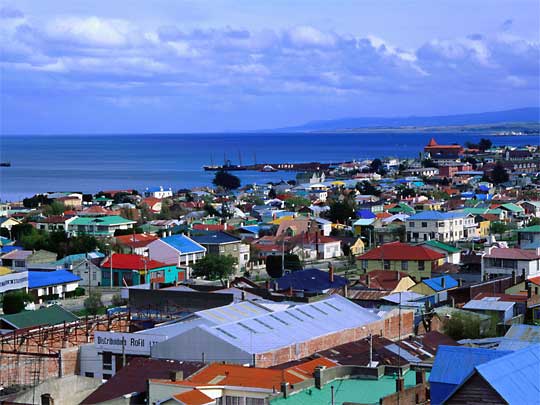 in the photo:  Punta Arenas in Chile (Patagonia)