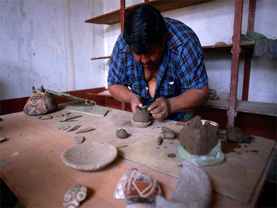 In the photo: the lines of the Nazca Desert in Peru