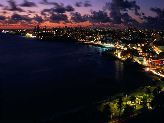in photo: Salvador da Bahia  city in Brazil 