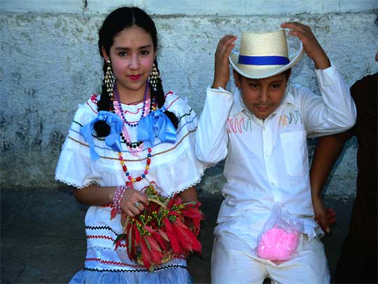 In the photo: Suchitoto city in El Salvador