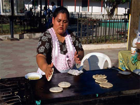 In the photo: Suchitoto city in El Salvador