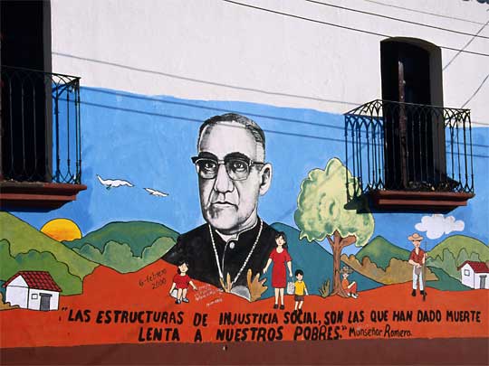 In the photo: street art in El Salvador