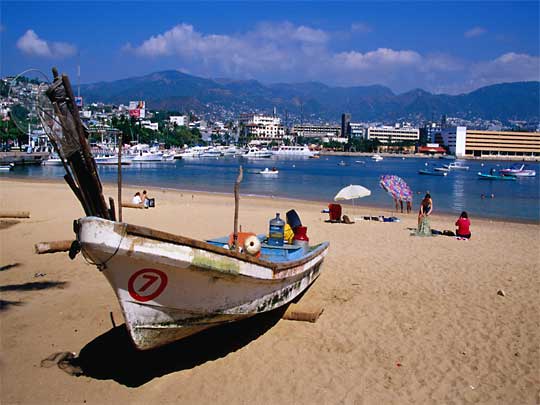 In the photo: the city of Acapulco in Mexico