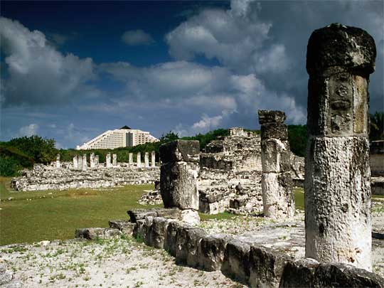 In the photo: Cancun resort in Mexico