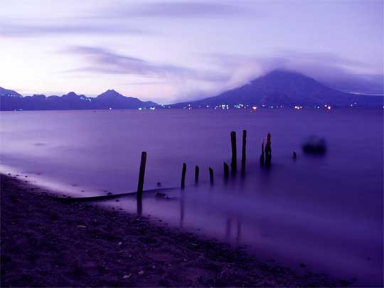 in the photo: Lake Atitlan in Guatemala