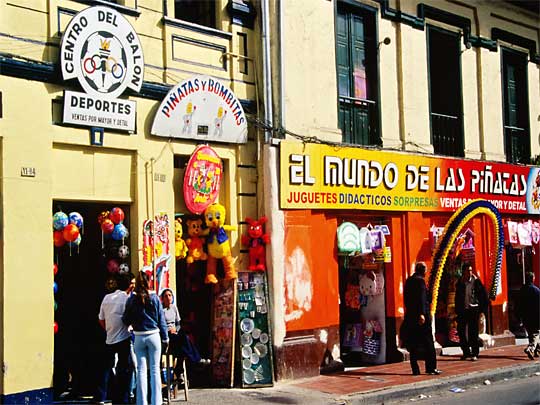 in the photo: Bogota City, the capital of Colombia