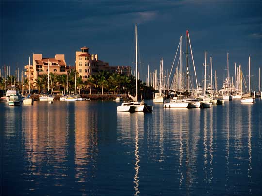 In the photo: the city of La Paz in Mexico